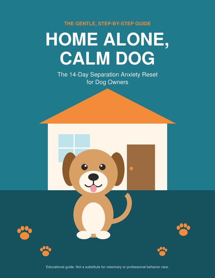 Cover of the ebook Home Alone, Calm Dog